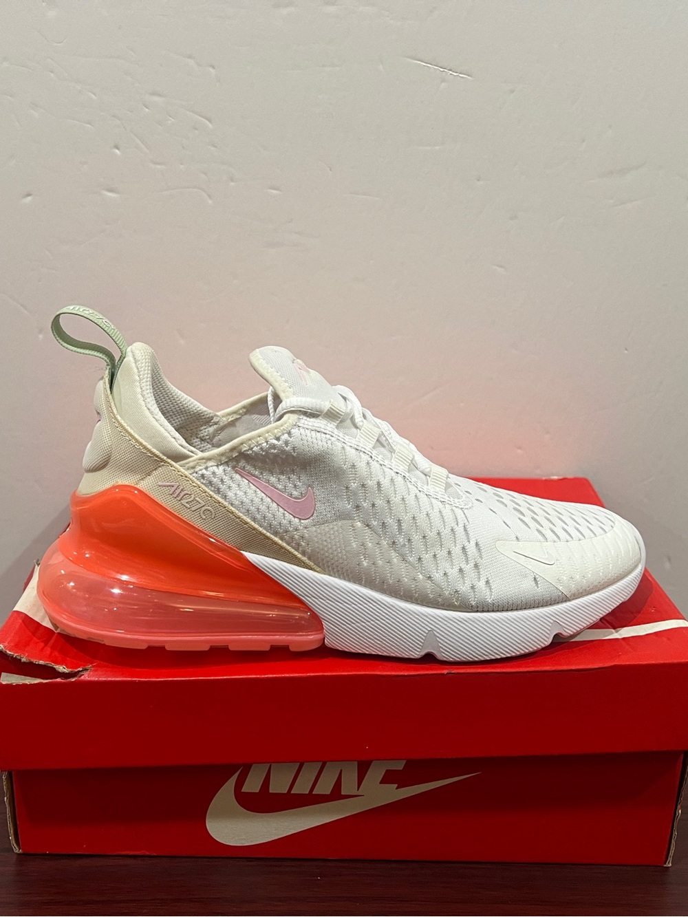Nike, Girls, Air Max 270, 943345 113
, Pink & White Condition